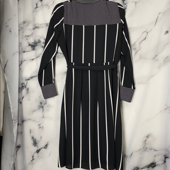 Black Striped Dress - Picture 3 of 6